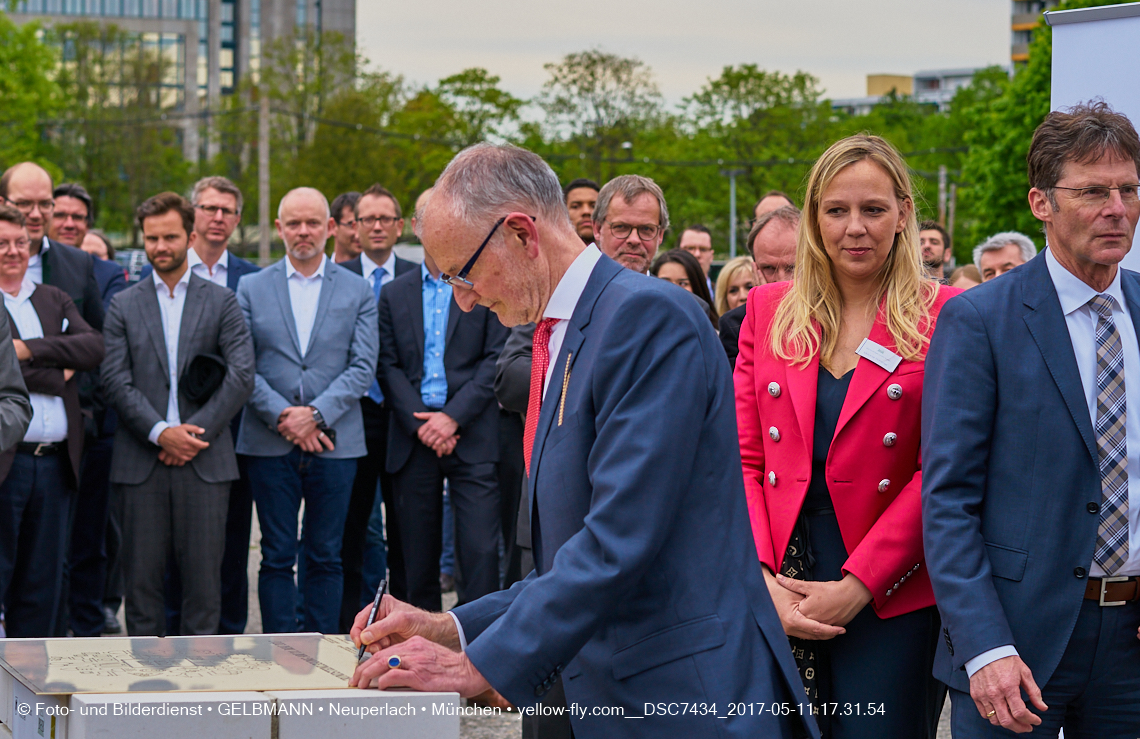 11. Mai 2017 - Grundsteinlegung für die LOGE und dem Kulturquadrat in Neuperlach